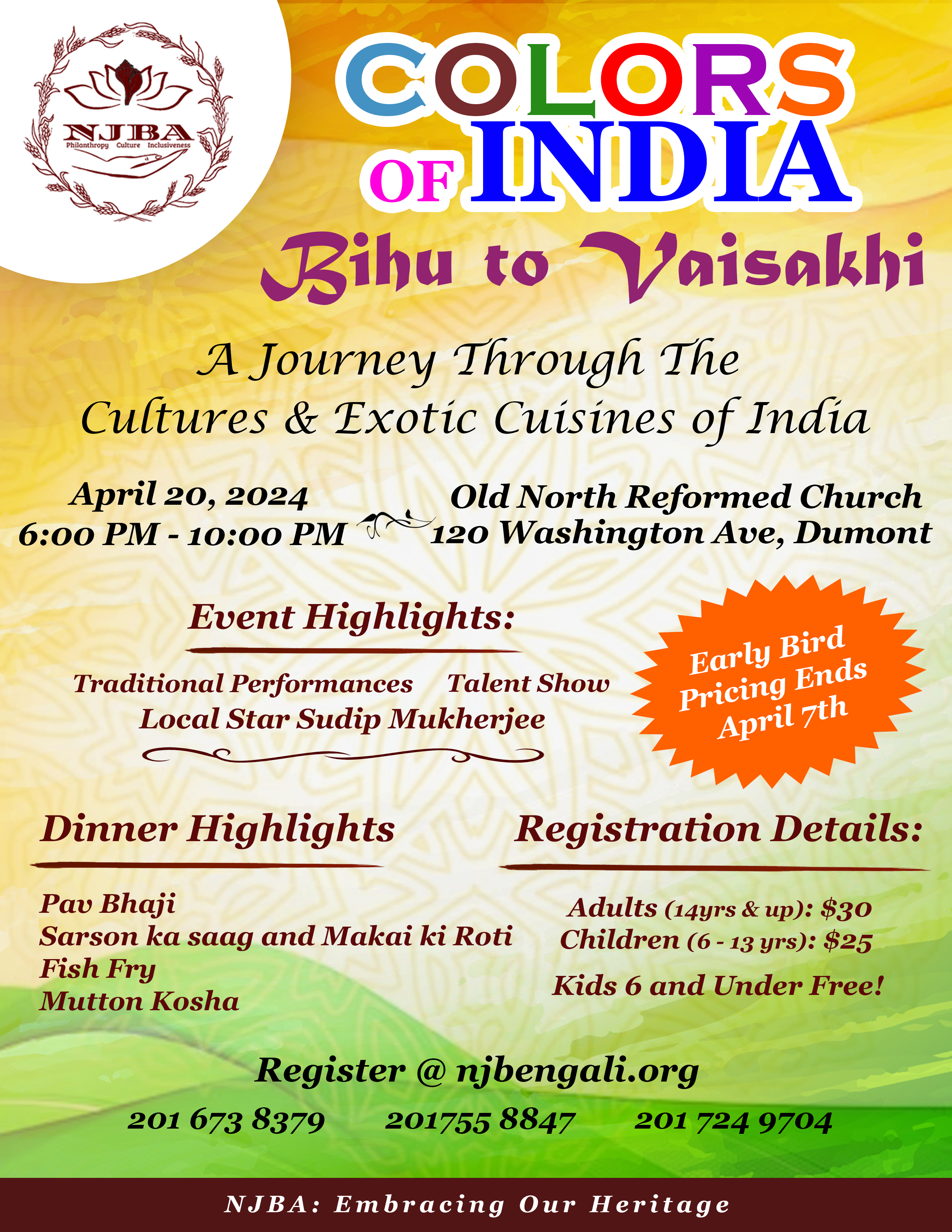 Colors of India flyer