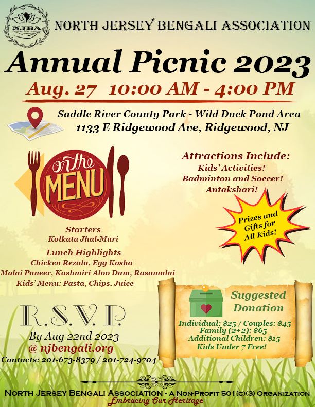 Annual Picnic 2023 flyer
