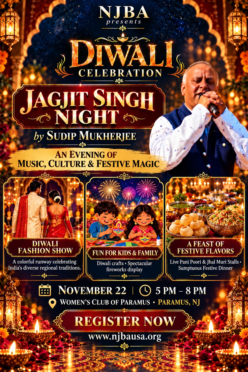 NJBA DIWALI CELEBRATION flyer